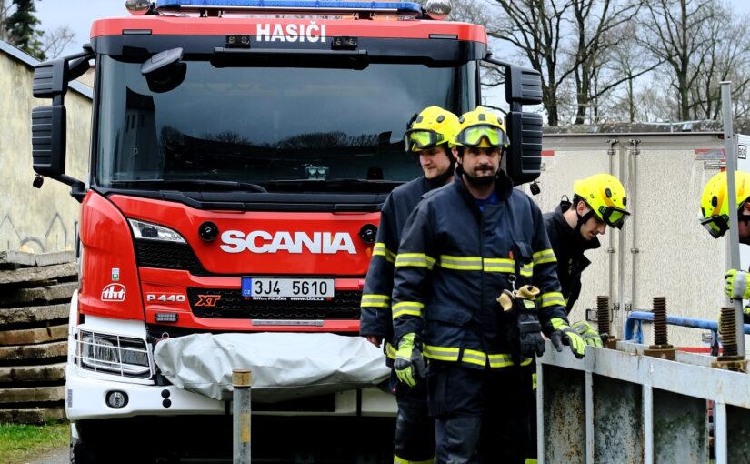 Dubnová sobota v Žirovnici / 1.stupeň povodňové pohotovosti